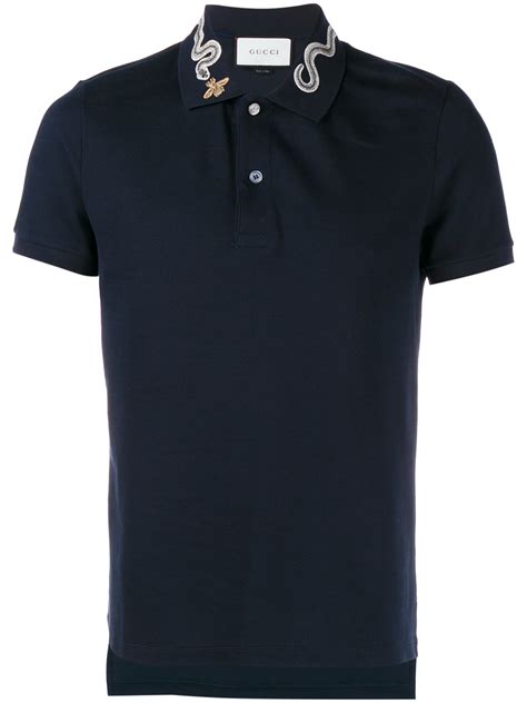 gucci snake polo mens|Gucci snake and bee polo.